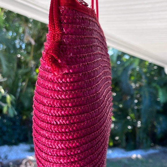 PRELOVED Vintage Straw Purse - Picture 4 of 6